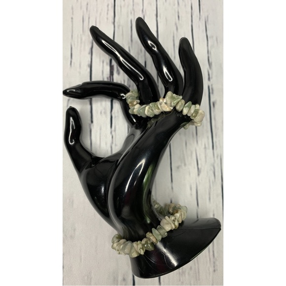 βοΈRESTOCKED Green Flower Agate Bracelet β’ Handmade Jewelry β’ Agate Jewelry - Picture 2 of 14